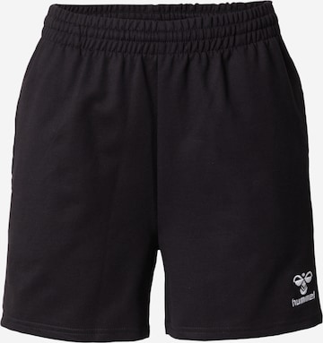 Regular Pantalon de sport 'GO 2.0' Hummel en noir : devant