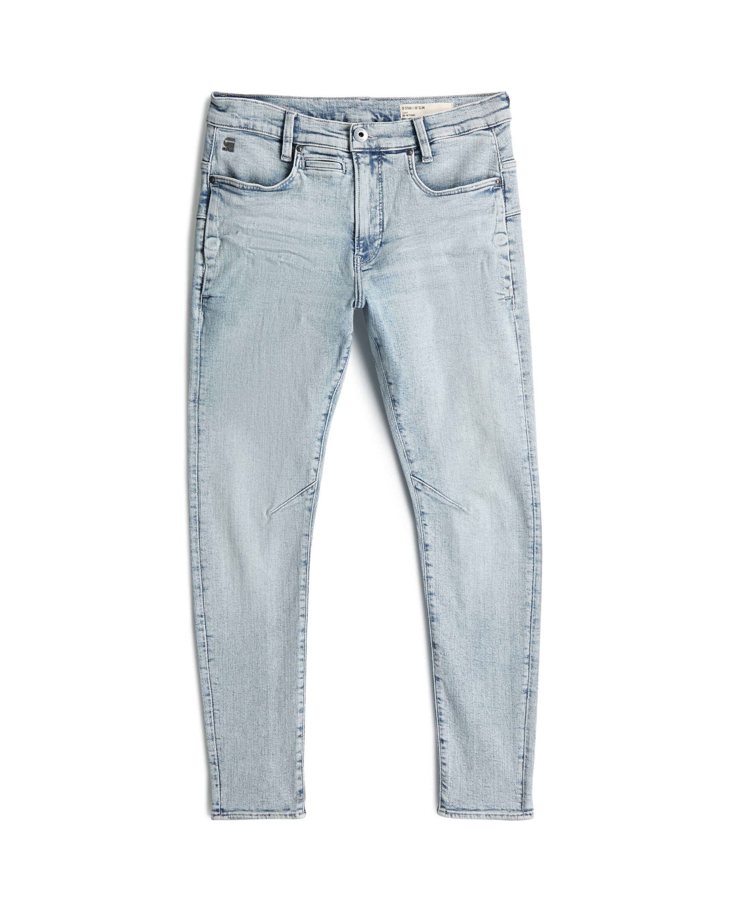 G-STAR Slimfit Jeans 'D-Staq Slim Jeans' in Blauw: voorkant