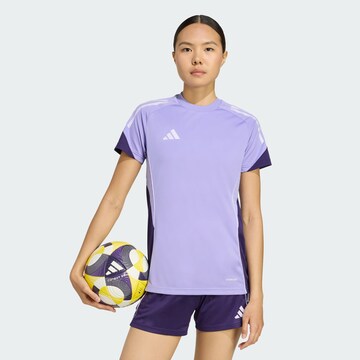 T-shirt fonctionnel 'Tiro 25 Competition' ADIDAS PERFORMANCE en violet : devant