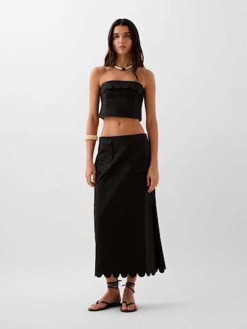 Scalpers Skirt ' ' in Black: front
