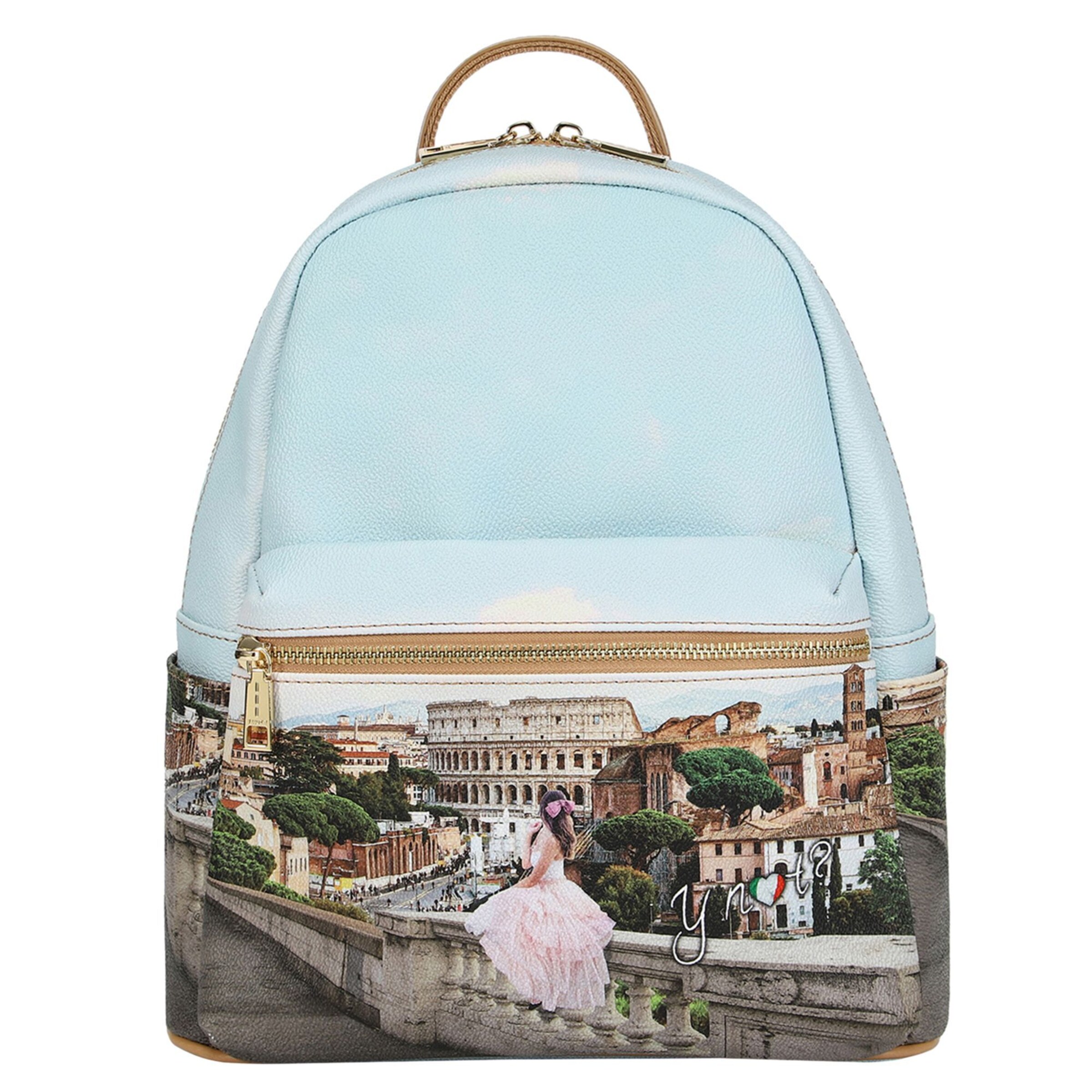Zaino 'Yesbag' di Y Not? in blu: frontale
