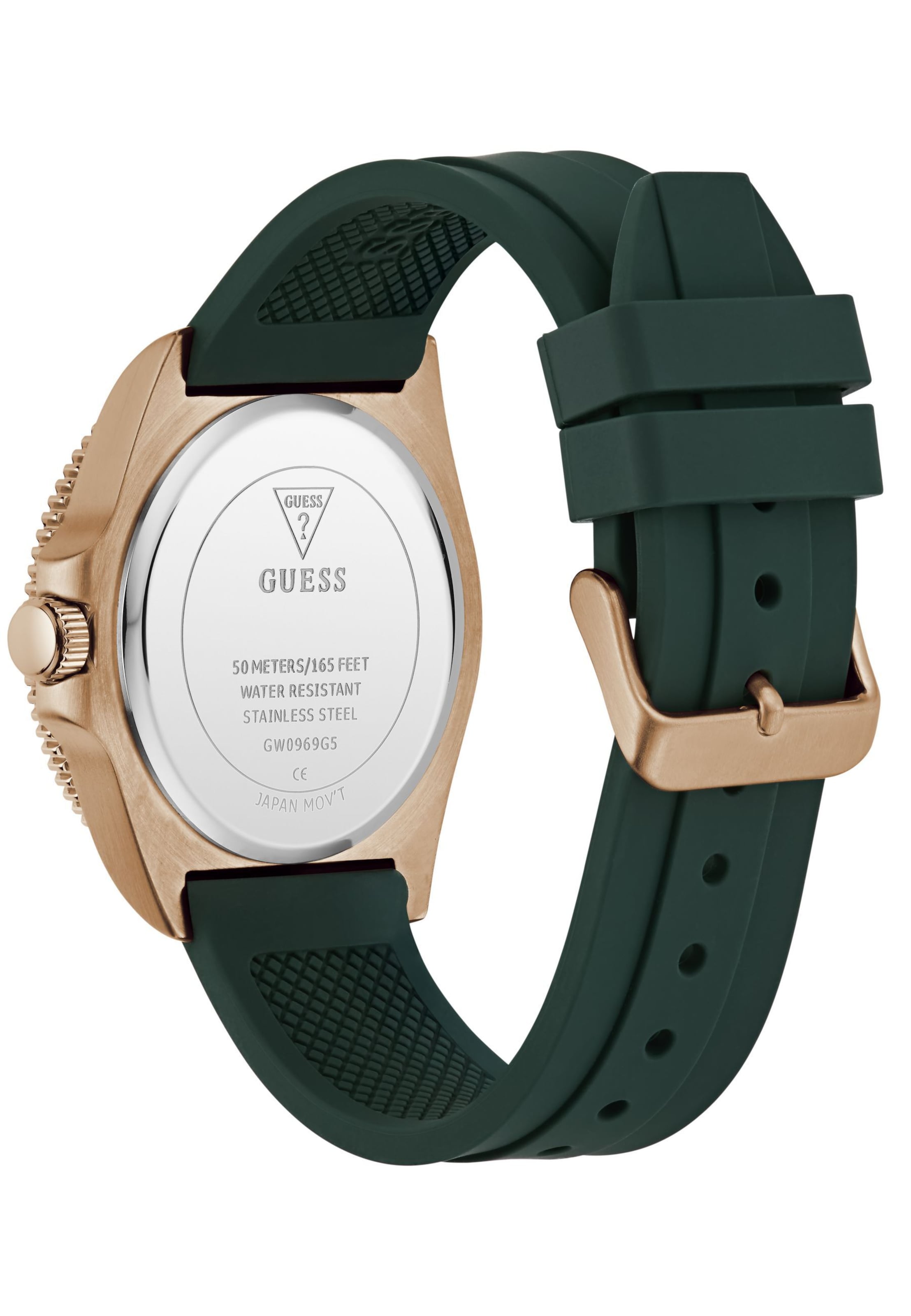 GUESS Analogt ur 'Cliff' i grøn