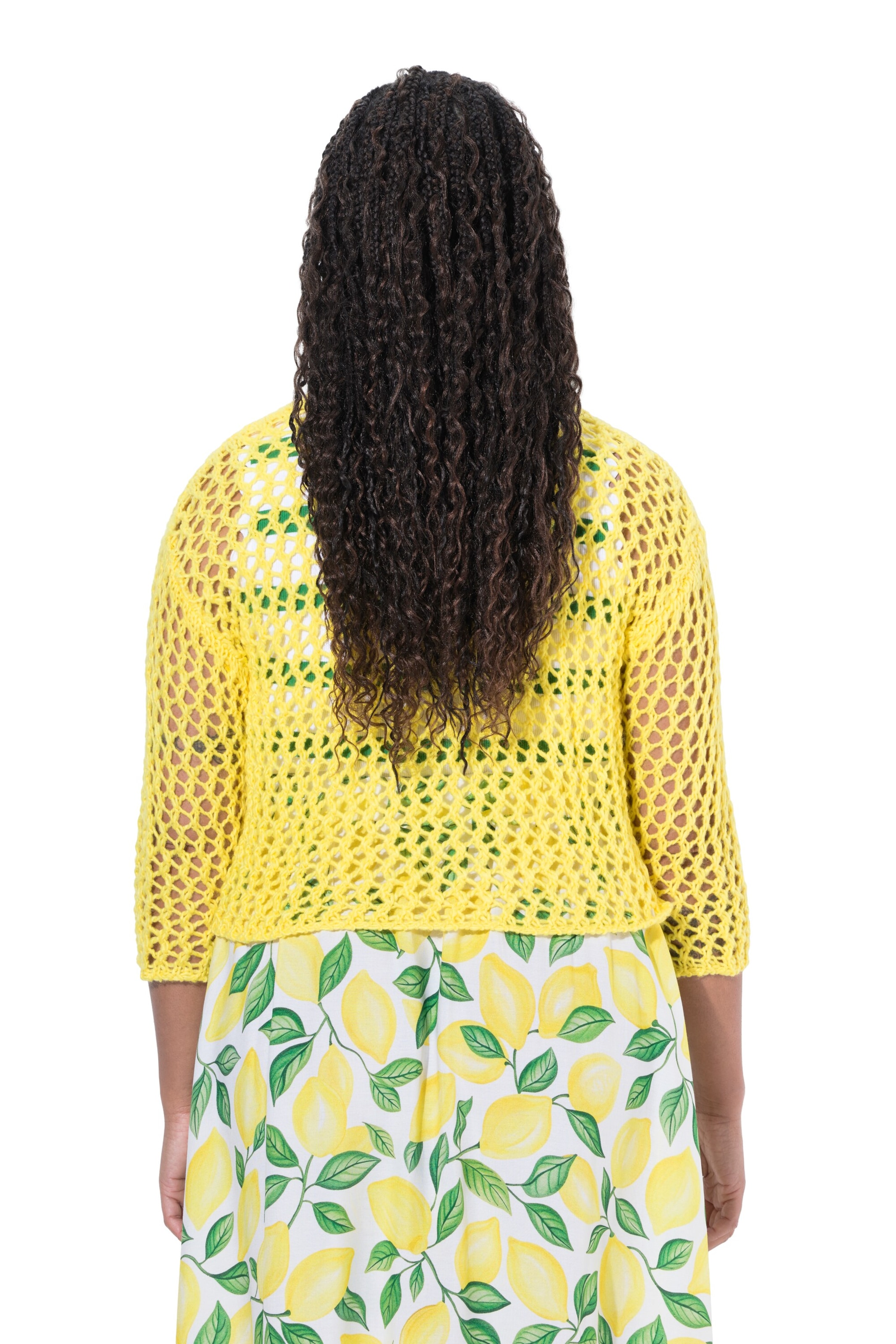 MIAMODA Strickjacke in Gelb