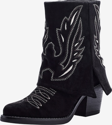 Elara Comwboystøvler i sort: forside
