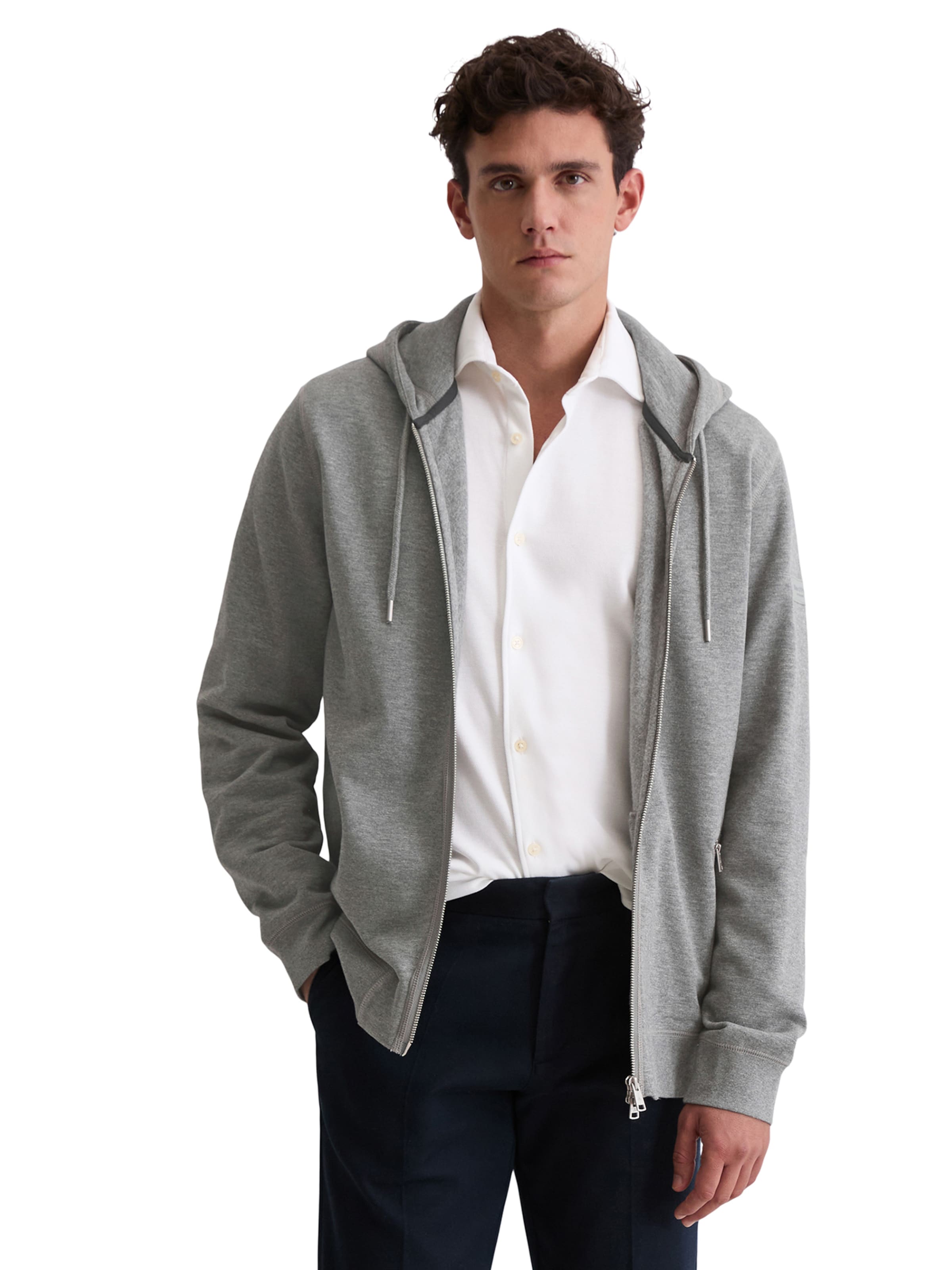 Marc O'Polo Tréning dzseki - szürke: elől