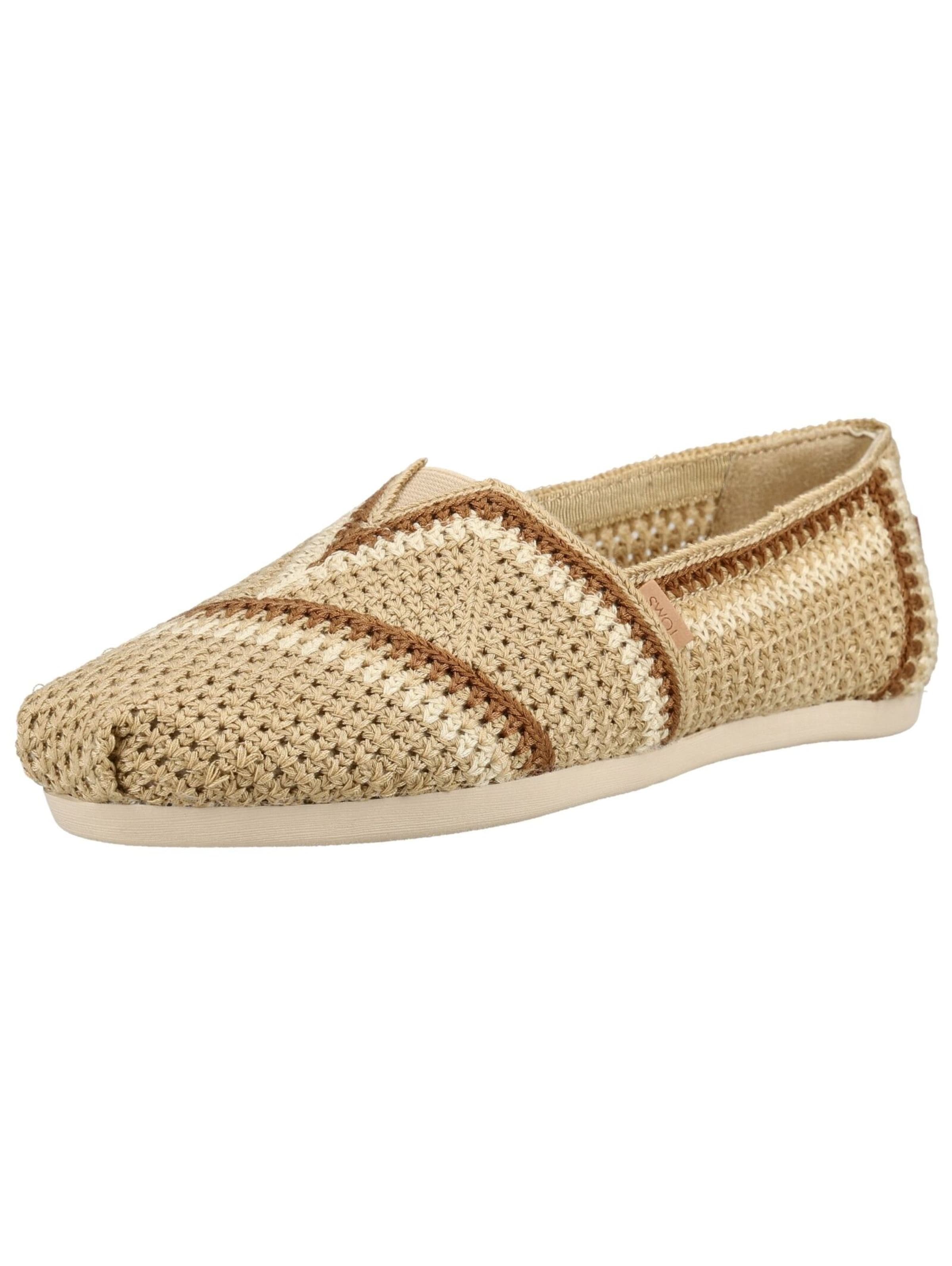Slipper di TOMS in beige: frontale