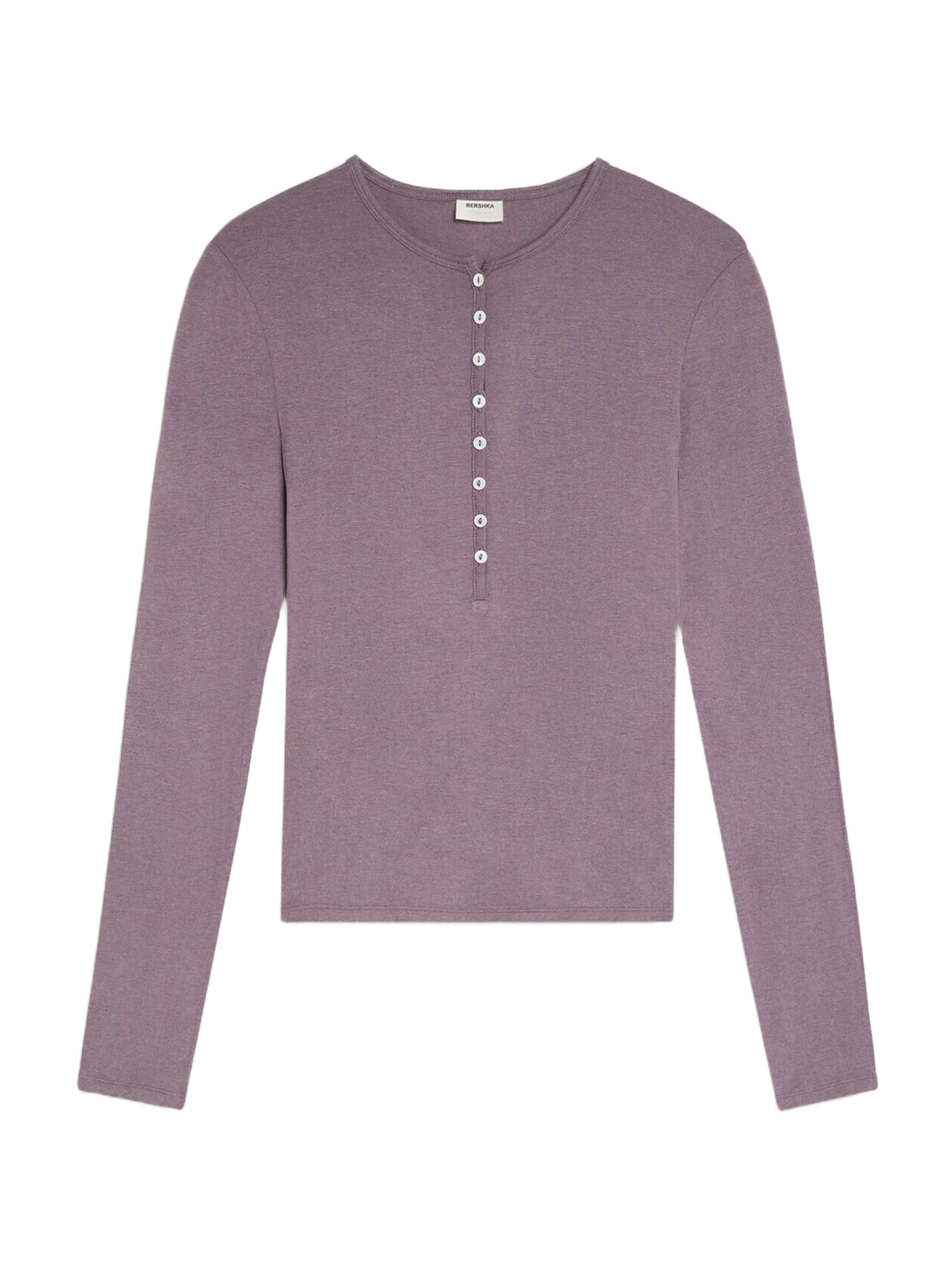 Bershka Póló - lila: elől