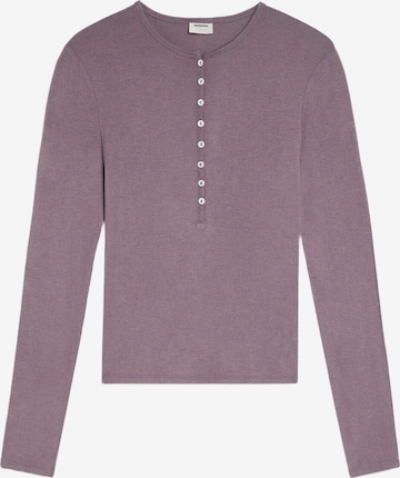 Bershka T-shirt i lila: framsida