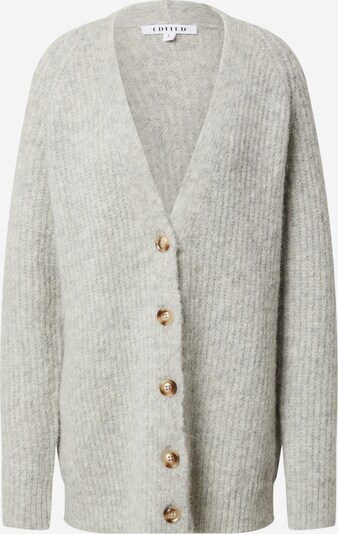 EDITED Strickjacke 'Eliandro' in grau / graumeliert, Produktansicht