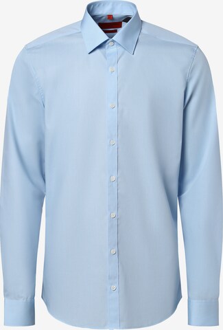 Finshley & Harding Slim Fit Hemd in Blau: predná strana