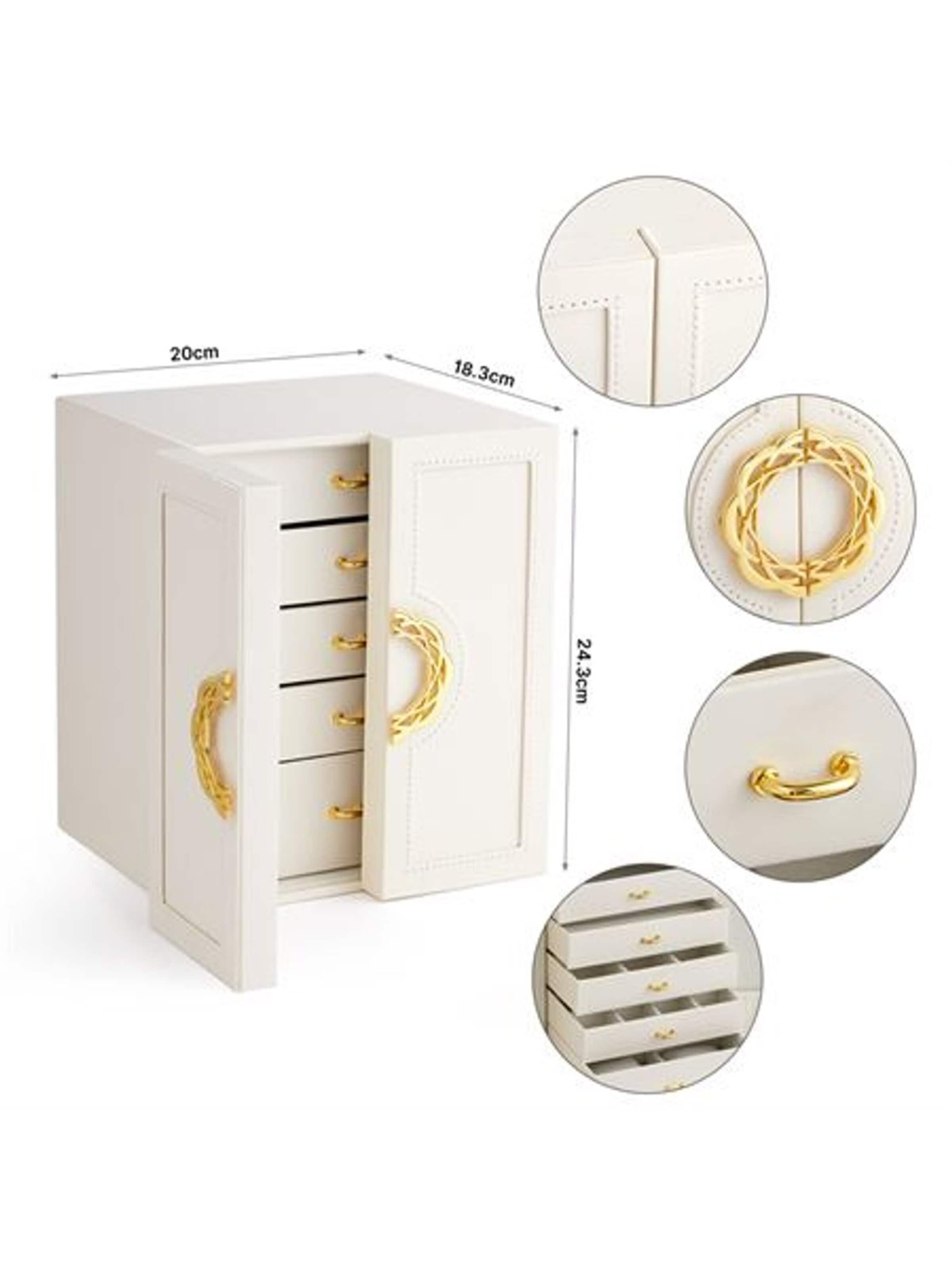 Boîte à bijoux 'UNIQ XL Jewellery Box / Jewellery Box - White' UNIQ Beauty en blanc