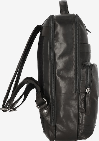 Spikes & Sparrow Rucksack 'Bronco' in Schwarz