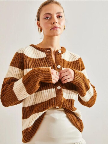 Bianco Lucci Strickjacke in Braun