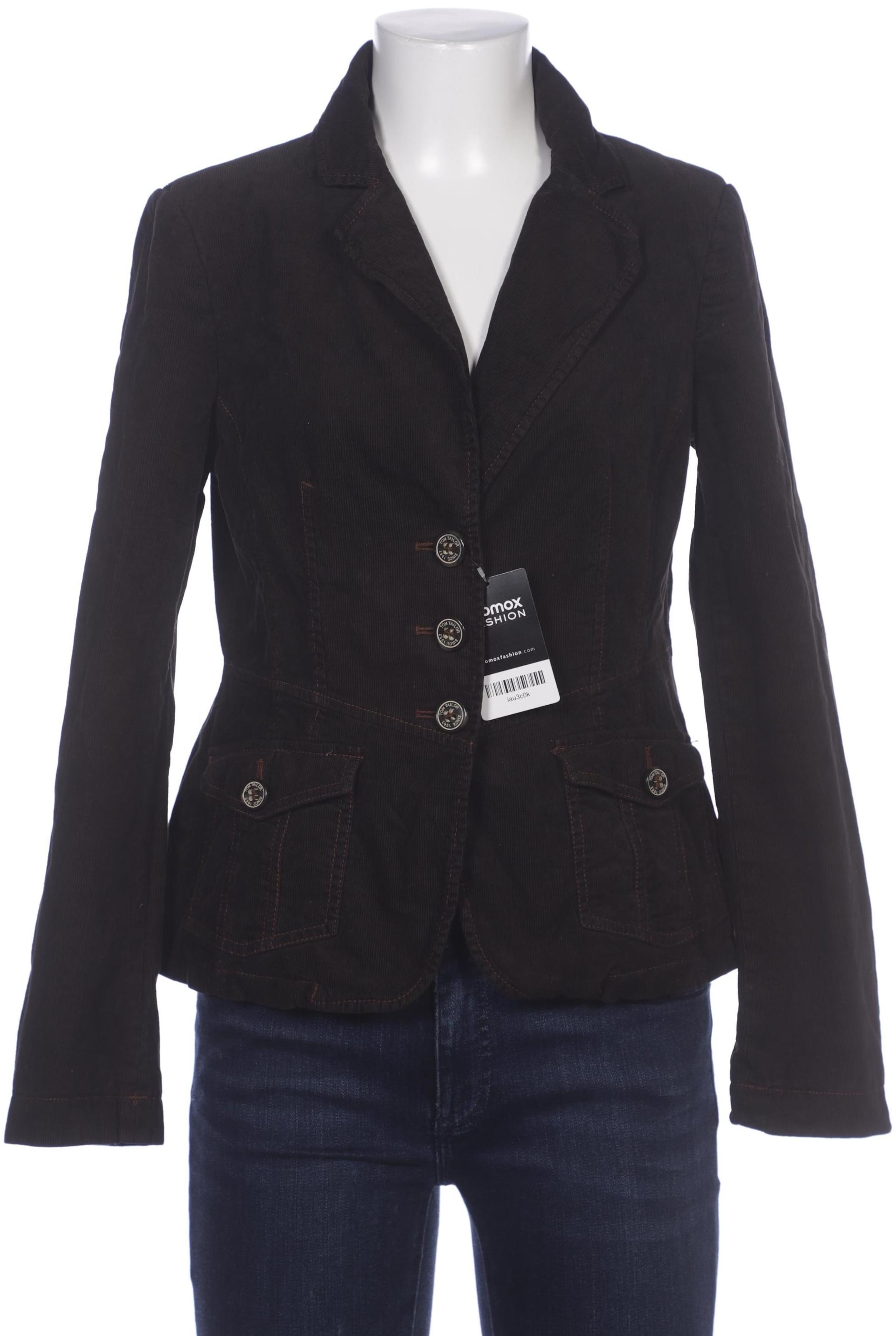 TOM TAILOR Blazer M in Schwarz: Vorderseite
