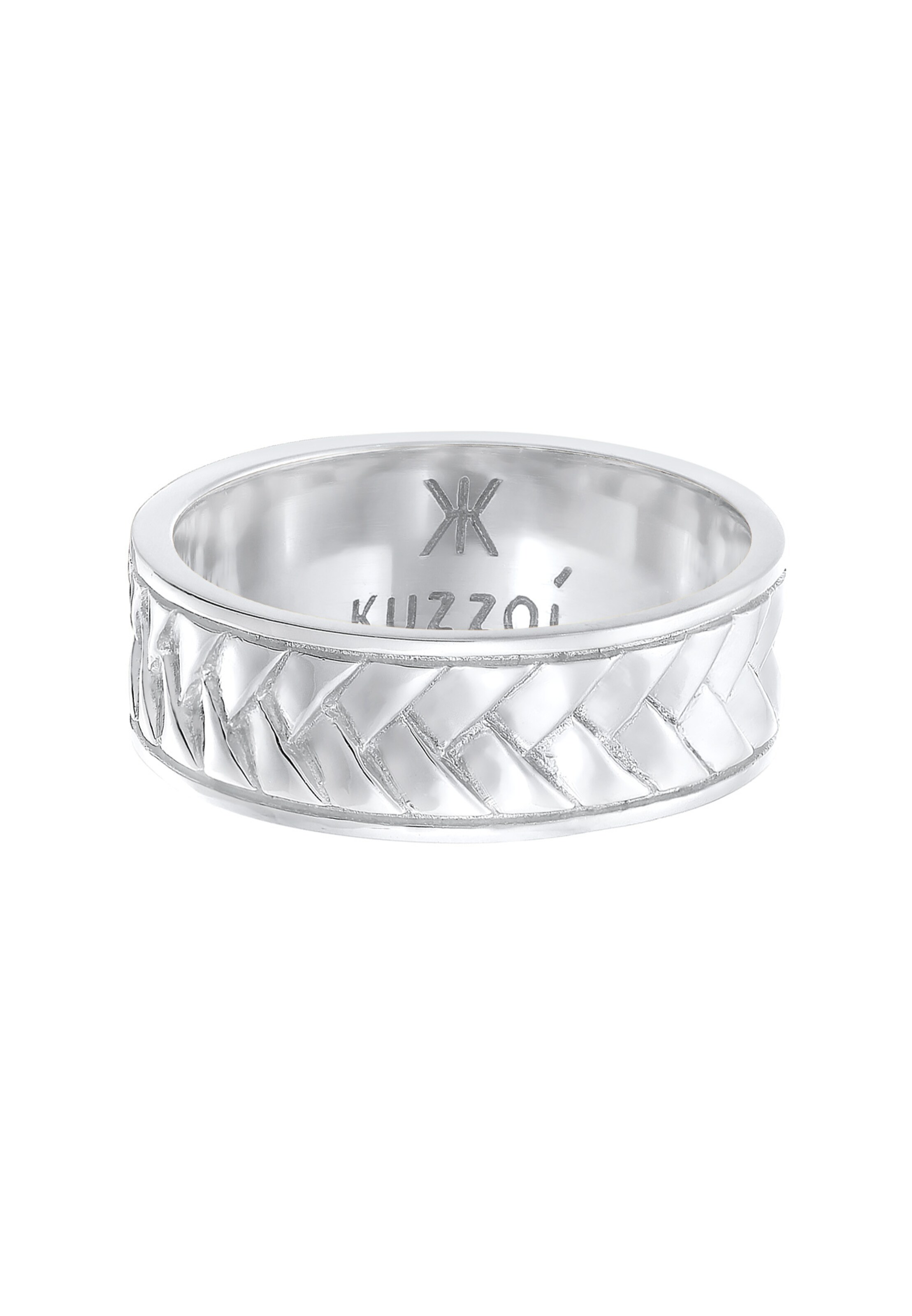 KUZZOI Ring in Silver: front
