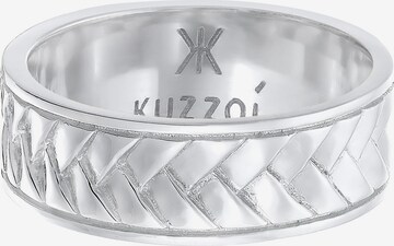 KUZZOI Ring in Silver: front