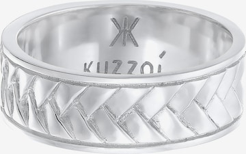 KUZZOI - Anillo en plata: frente