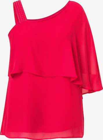 Ulla Popken Blouse in Red: front