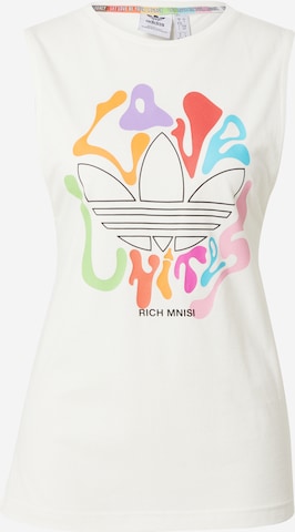 Haut 'Pride Rm' ADIDAS ORIGINALS en blanc : devant