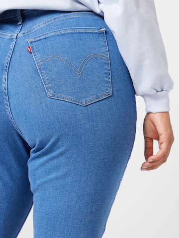 Levi's® Plus Skinny Jeans 'Plus Mile High SS' i blå