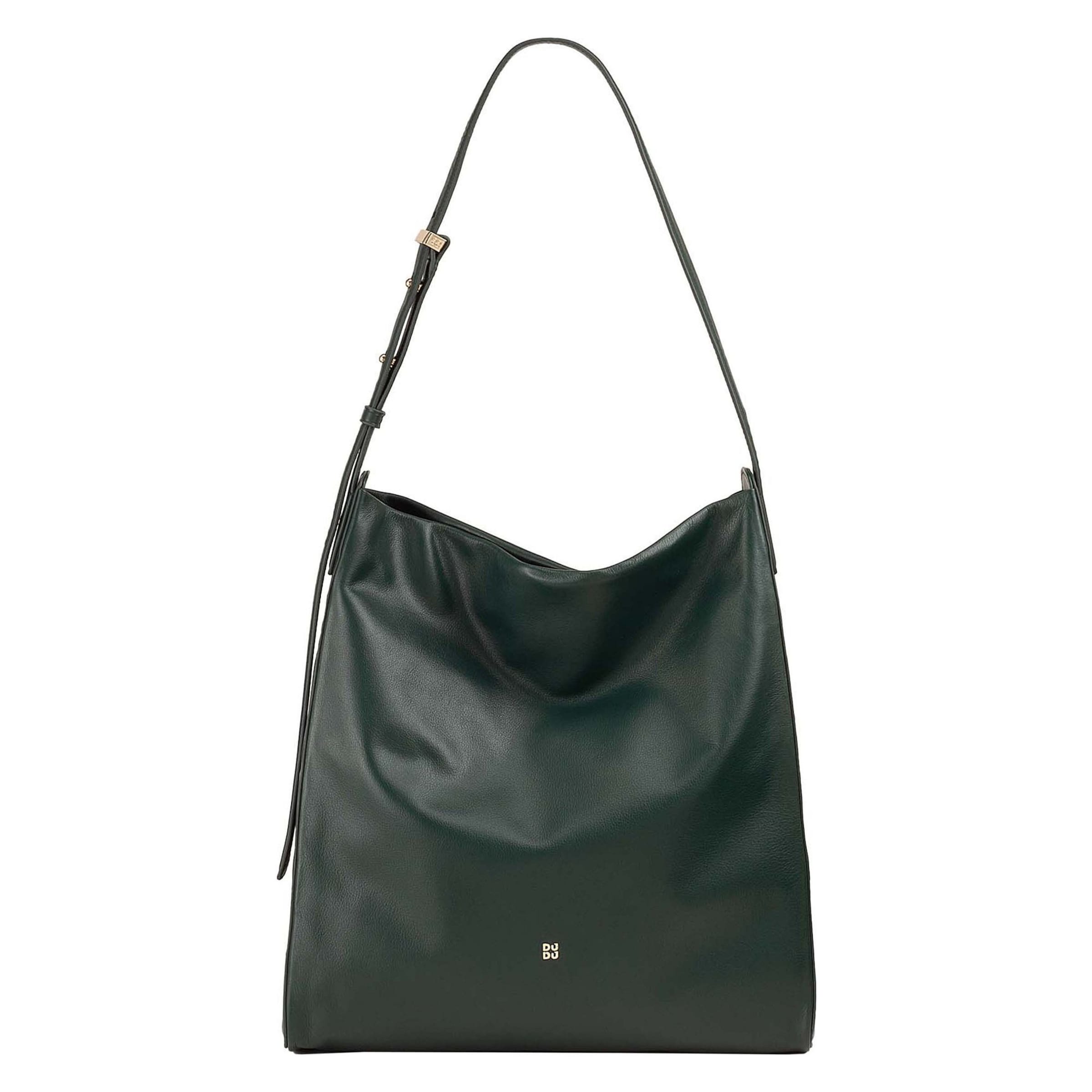 DuDu Schultertasche in Schwarz: Vorderseite