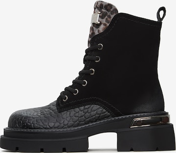 Bottines à lacets CESARE GASPARI en noir : devant
