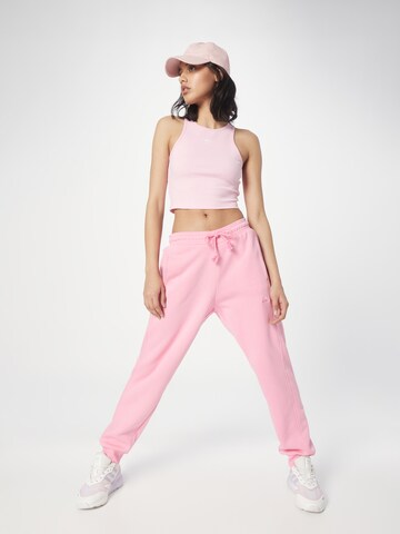 ADIDAS SPORTSWEAR Tapered Workout Pants 'All Szn Fleece' in Pink