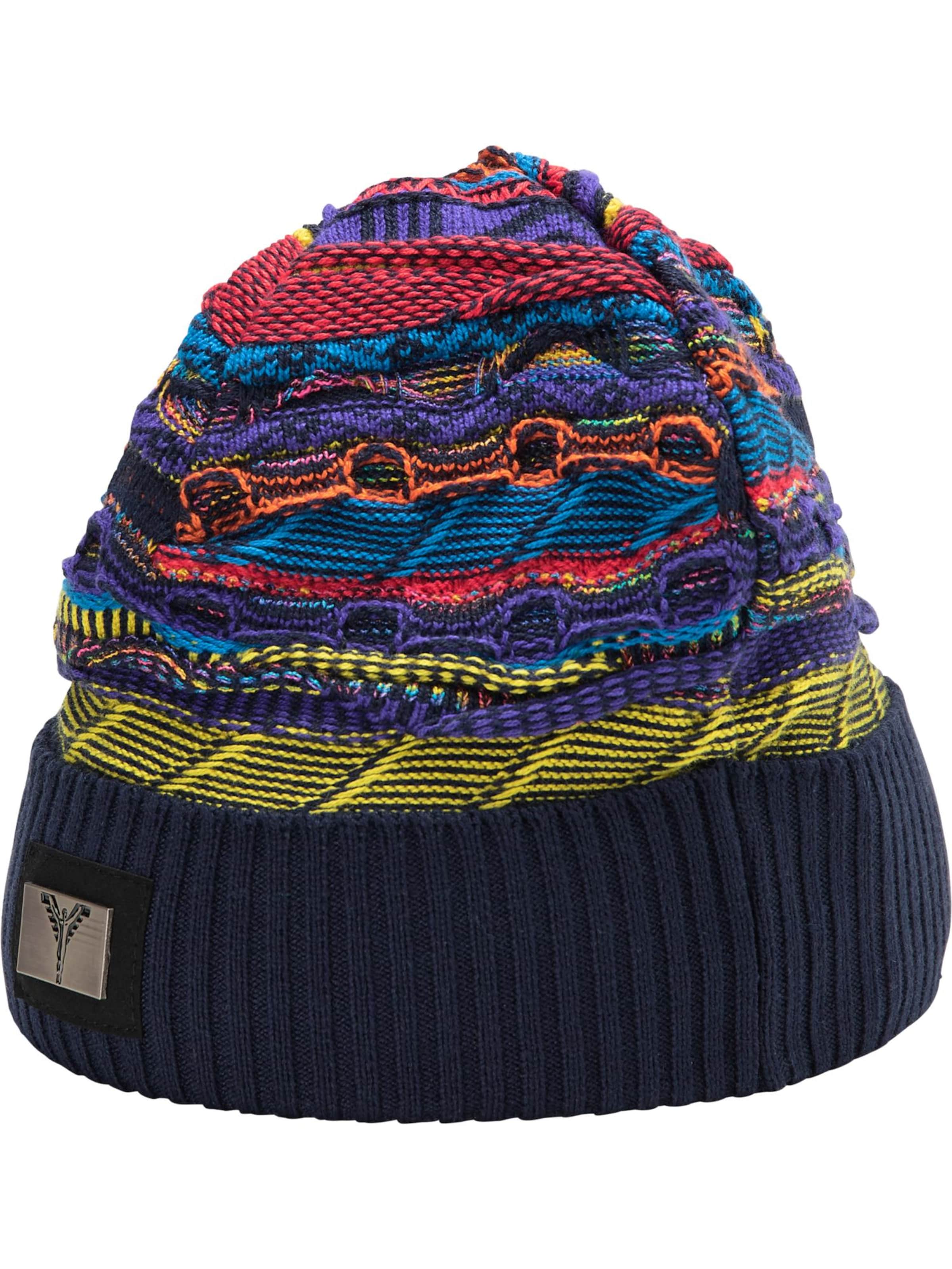 Carlo Colucci Mütze 'Conciauro' in Blau: Vorderseite