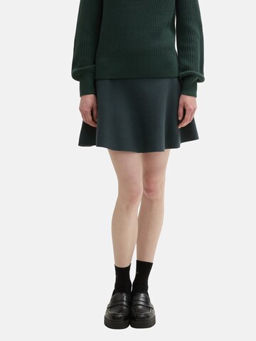 TOM TAILOR DENIM Rok in Groen: voorkant