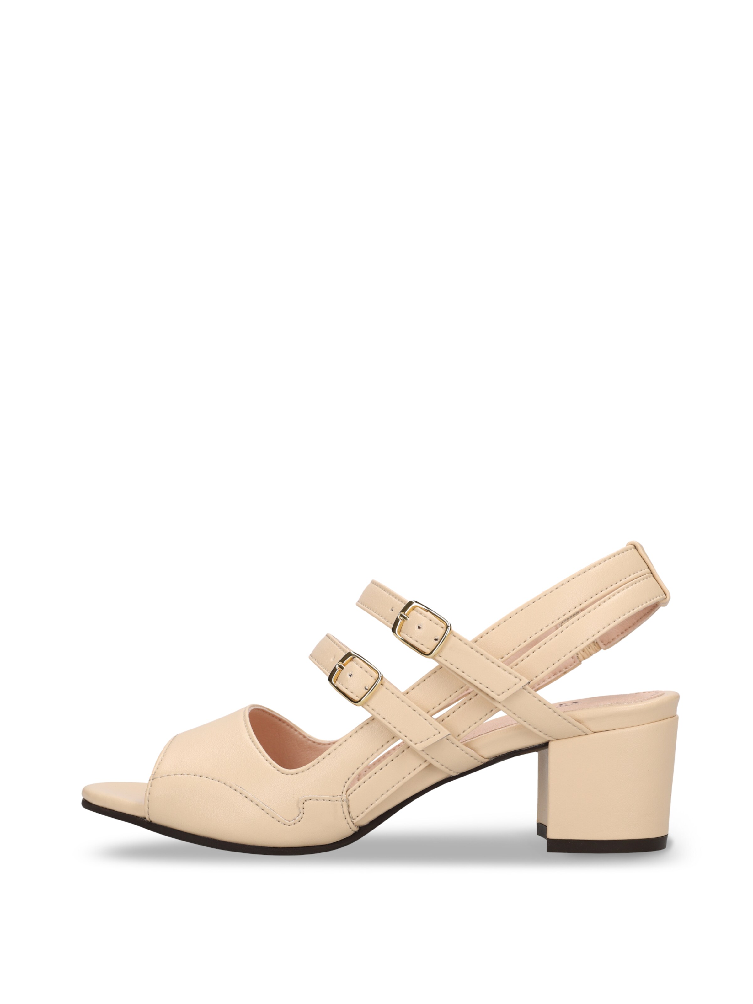 nae Vegan Shoes - Sandália 'Nerad' em bege: frente