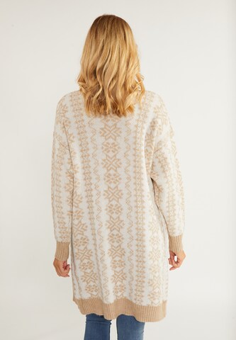 usha BLUE LABEL Knit cardigan 'Lynnea' in Beige