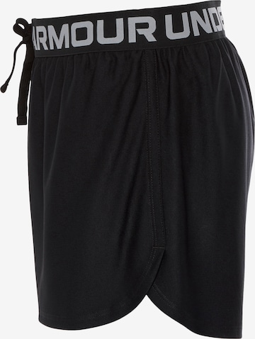 Regular Pantalon de sport 'Play Up' UNDER ARMOUR en noir