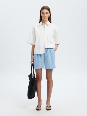 SELECTED FEMME Regular Trousers in Blue