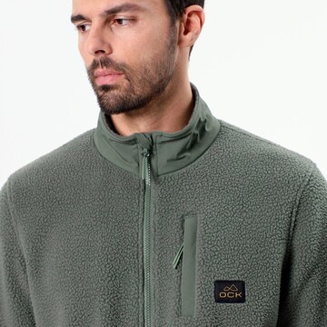 OCK Funktionsfleecejacke in Grün
