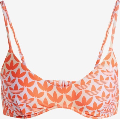 ADIDAS ORIGINALS Bikini zgornji del 'Monogram' | oranžna / bela barva, Prikaz izdelka