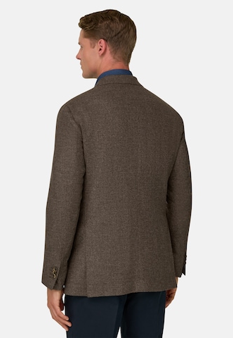 Boggi Milano Regular fit Colbert in Bruin