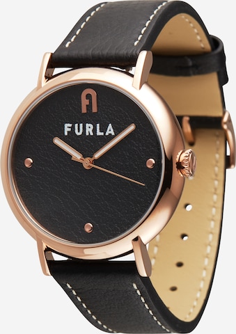 FURLA Analog watch in Black: front