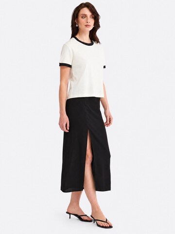 T-shirt Ethiquet en blanc