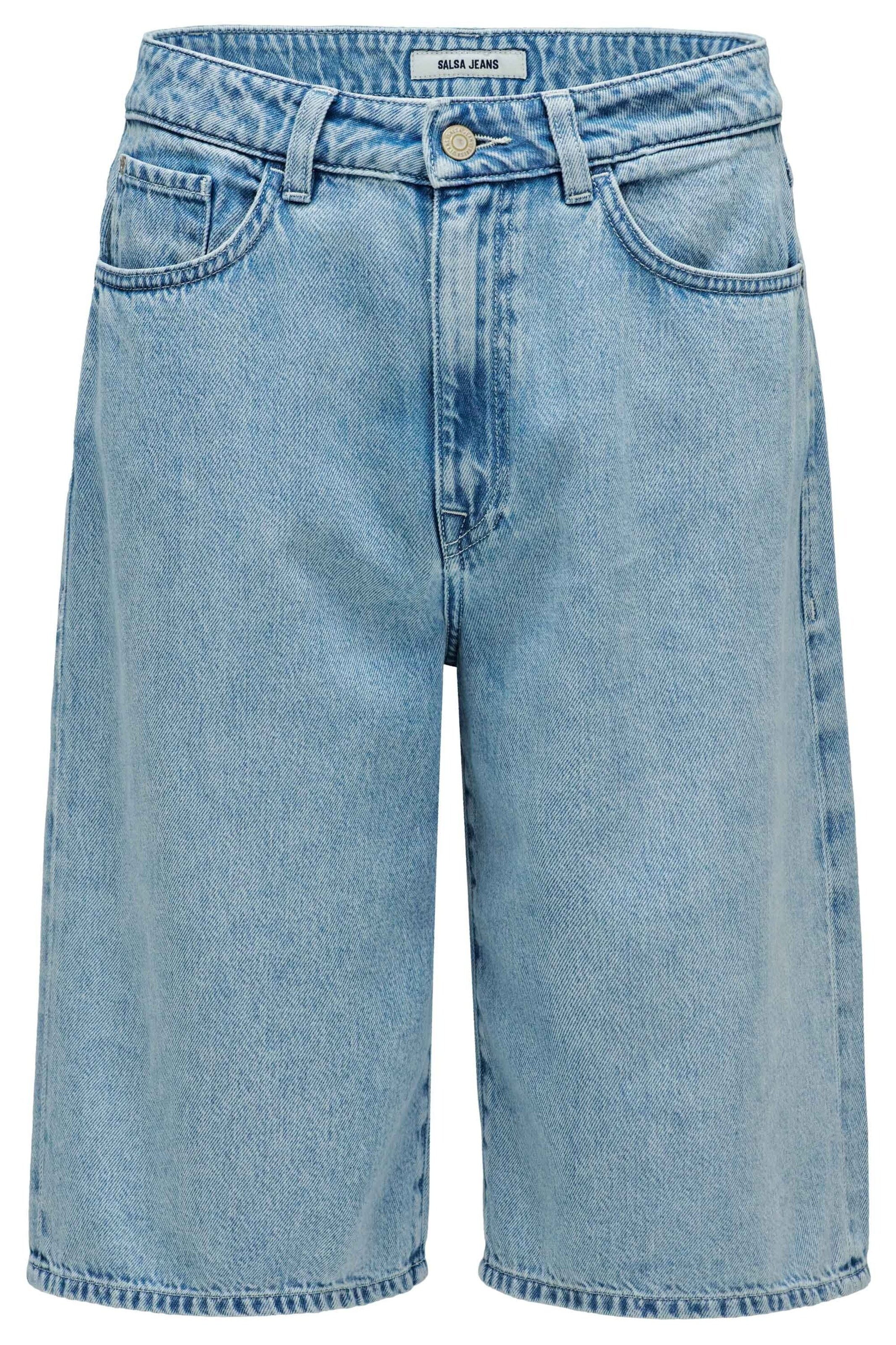 évasé Jean Salsa Jeans en bleu