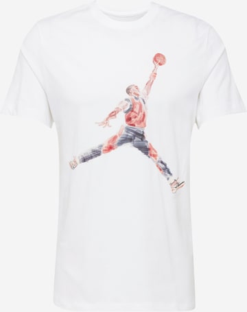 Tricou de la Jordan pe alb: față