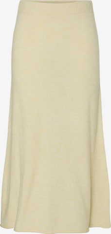 Jupe 'PCPam' PIECES en beige : devant