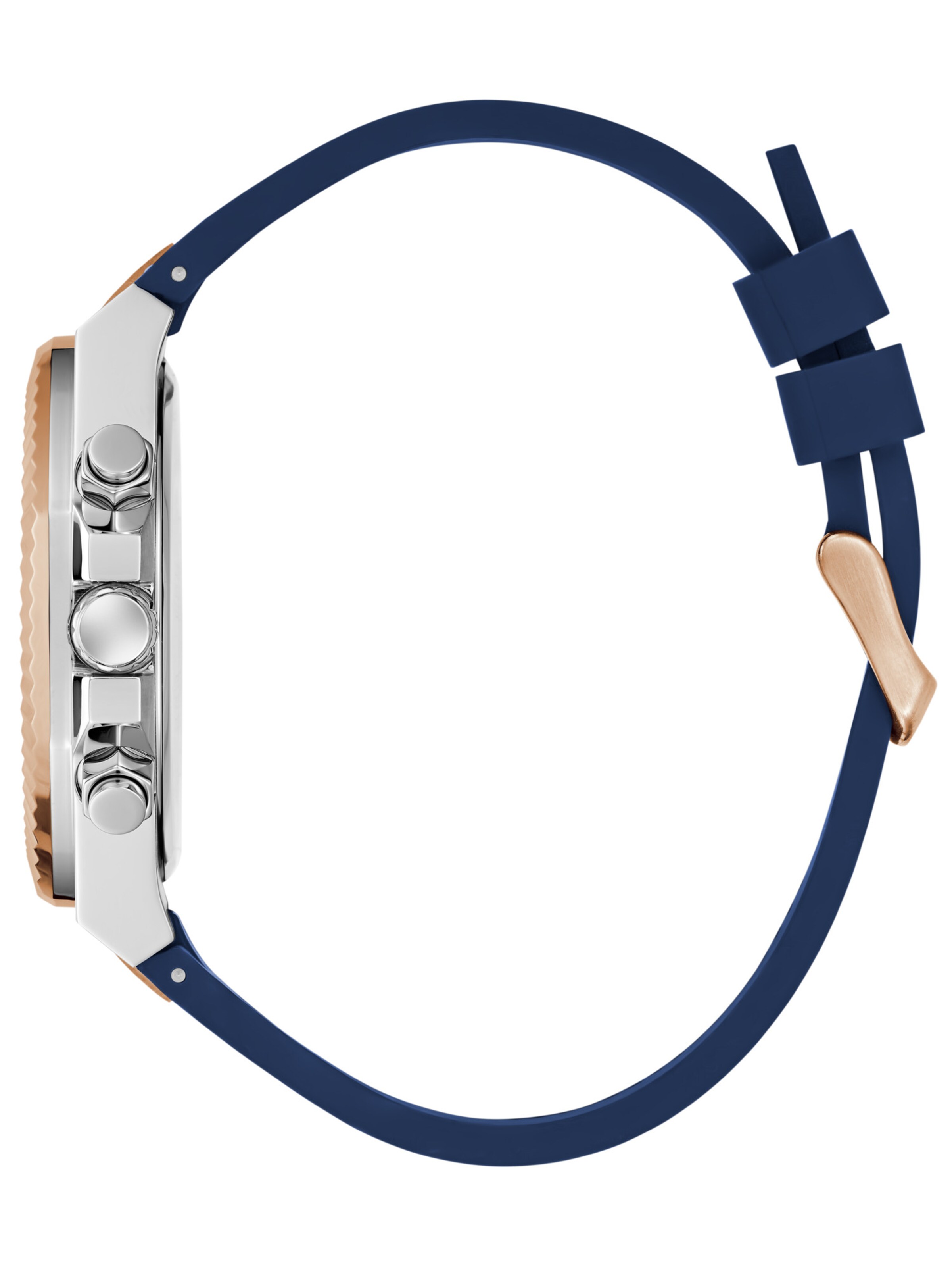 GUESS Analoguhr 'EQUITY' in Blau