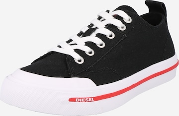 Baskets basses 'Athos' DIESEL en noir : devant