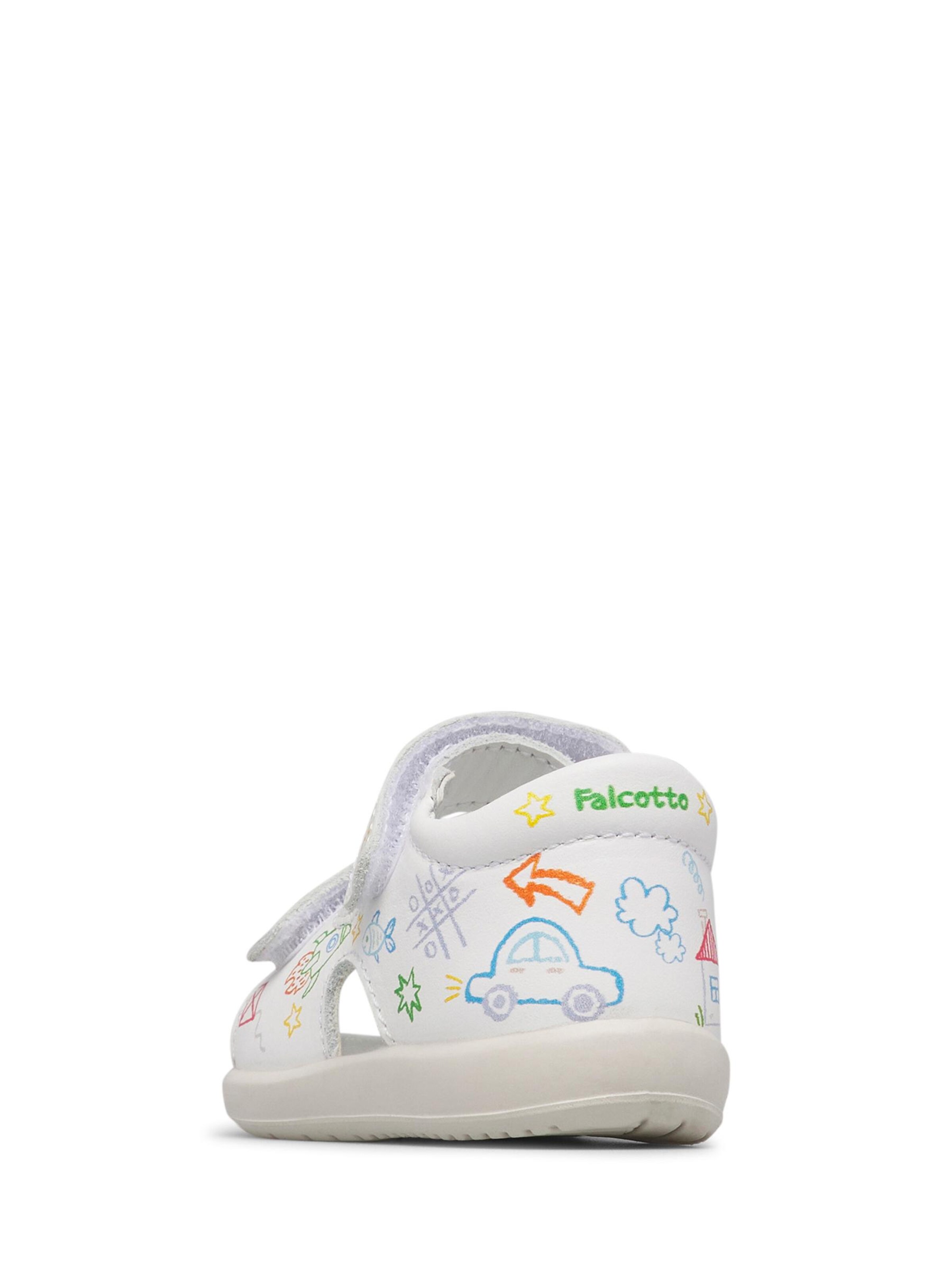 Falcotto Open shoes 'FLIMPY' in White