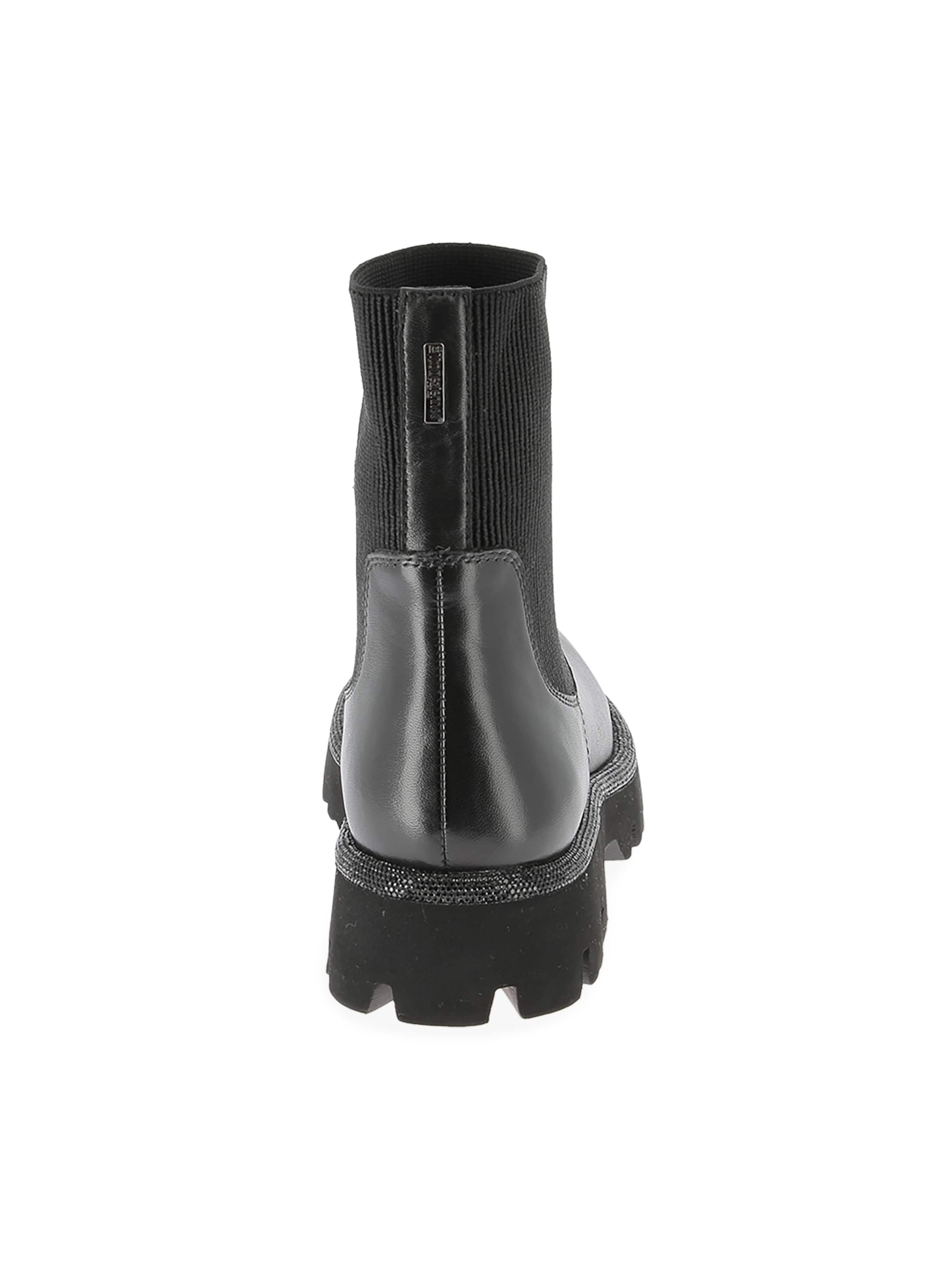 Bottines 'Lederstiefeletten Von M.Belarbi Zanna' Les Tropéziennes en noir