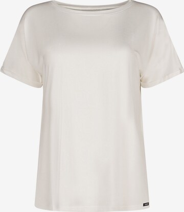 Skiny T-shirt i beige: framsida