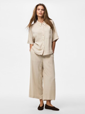 Camicia da donna 'PCVinsty' di PIECES in beige