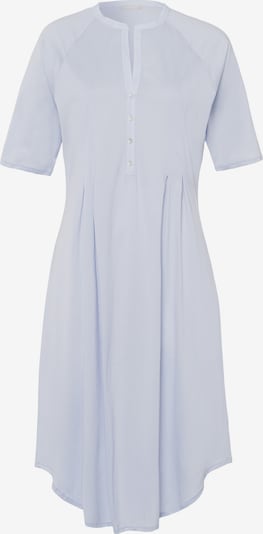 Hanro Chemise de nuit ' Cotton Deluxe 100cm ' en bleu clair, Vue avec produit