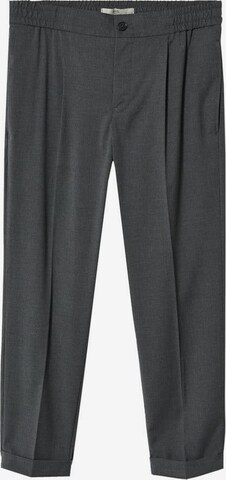 MANGO MAN Pleated Pants 'Trieste' in Grey: front