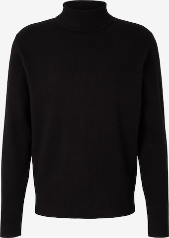 TOM TAILOR DENIM Sweater in Black: front